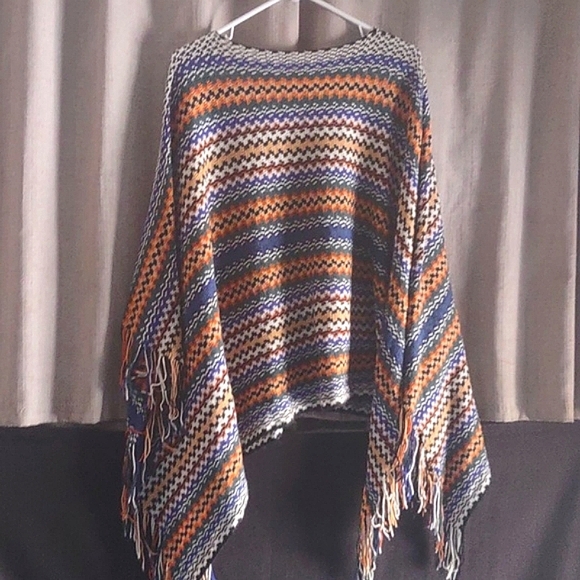 Missoni Other - Missoni Wool Poncho Cape Chevron Pattern